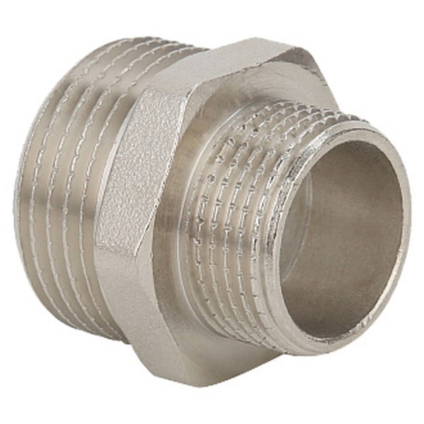 Ниппель Gappo переходной НР-НР никелированный 3/4" х 1/2"