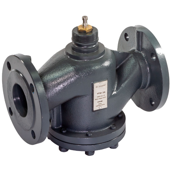 Клапан регулирующий РИДАН VFM-2R PN16 DN65 Kvs55 Tmax150, 2-х ход., седельный, фланец,чугун