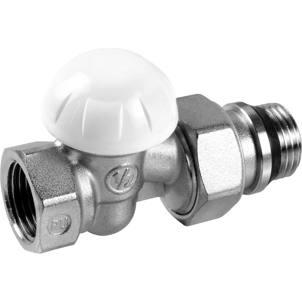 Клапан отсечной Giacomini R15X035 для радиатора Kvs-8.94 м3/ч ВР 1", прямой