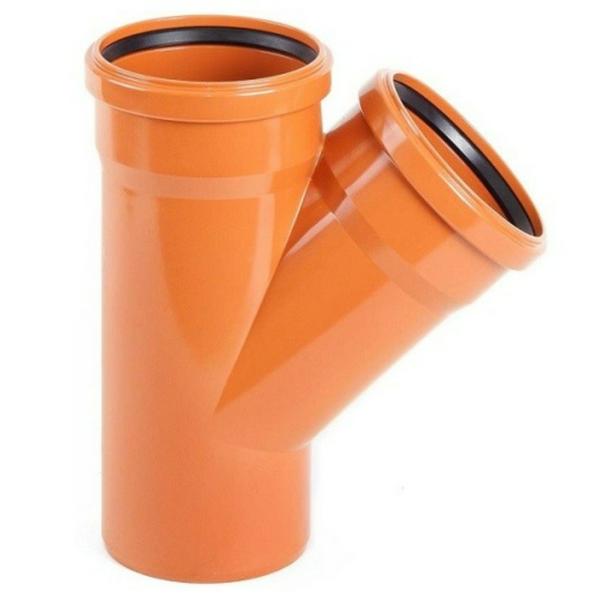 Тройник ХЕМКОР НК 200х200 мм, 45 гр.