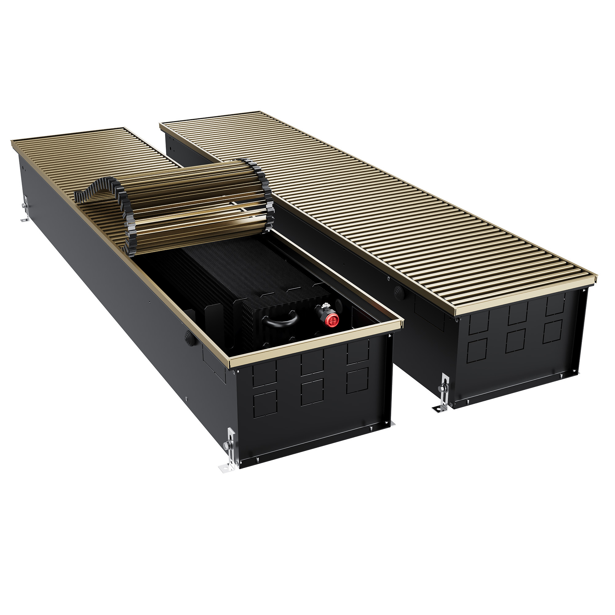 Конвектор внутрипольный Royal Thermo ATRIUM TURBO-190/300/1800-DG-U-AU
