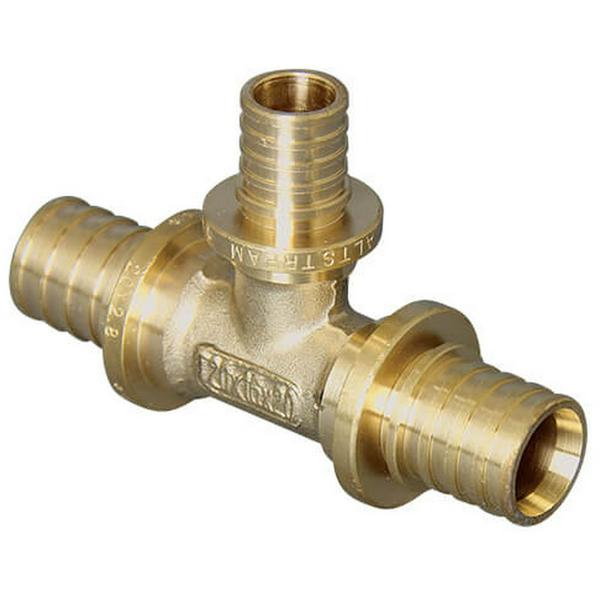 Тройник переходной 20х20х16 латунь акс.