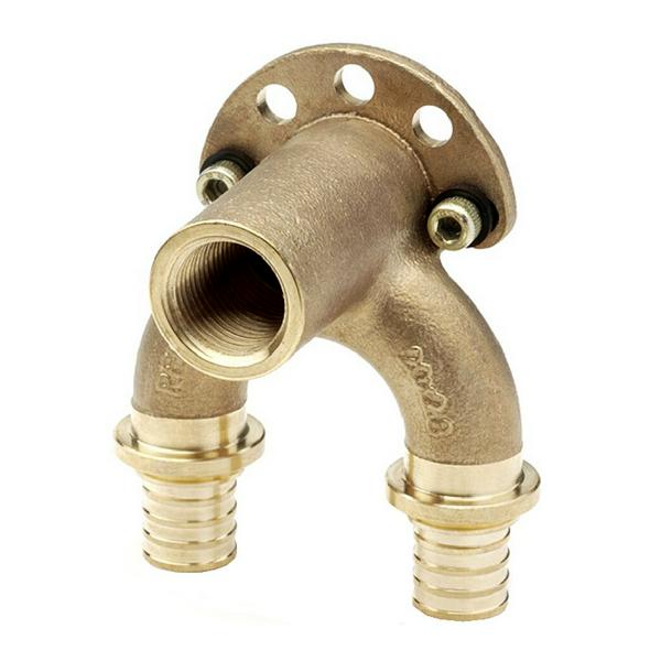 Угольник РЕХАУ проточный настенный 16/16-Rp 1/2 длинный RX+