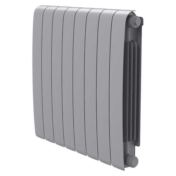 Радиатор биметаллический Royal Thermo Eclipse 500 Серебристый - 8 секц.