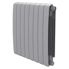 Изображение товара Радиатор биметаллический Royal Thermo Eclipse 500 Серебристый - 8 секц.