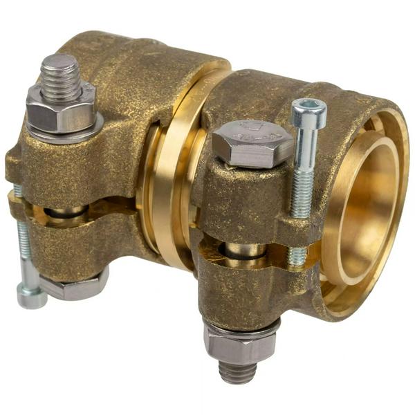 Соединитель зажимной Usystems для полимерных труб PN6 40x3,7-40x3,7