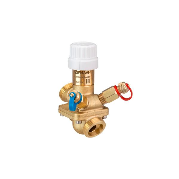 Клапан балансировочный автоматический РИДАН AQT-R3 DN32 с нип. автоматический балансировочный