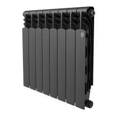 Изображение товара Радиатор биметаллический Royal Thermo Revolution B 500 Чёрный – 10 секц.