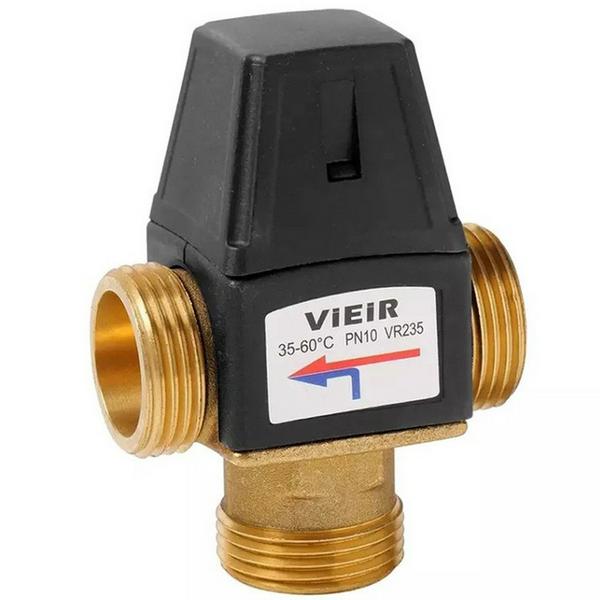 Клапан VIEIR термостатический смесительный 1" VR235