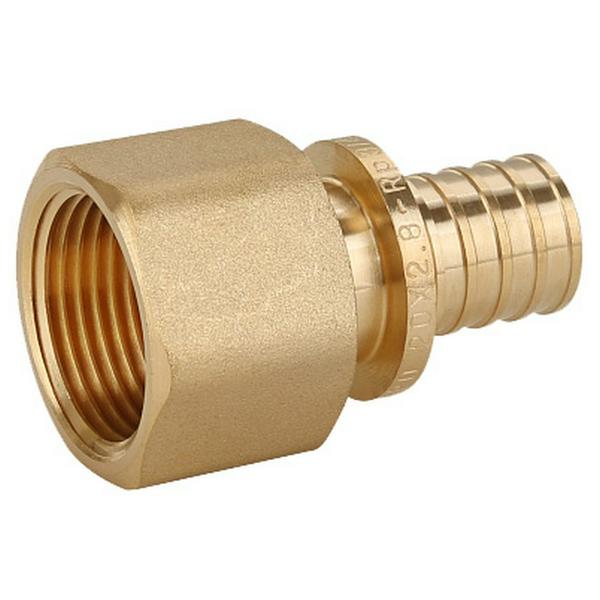 Переходник Gappo с внутренней резьбой латунный 20-Rp 1/2"