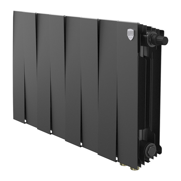 Радиатор биметаллический Royal Thermo PianoForte 300 Белый VL80 - 8 секц.