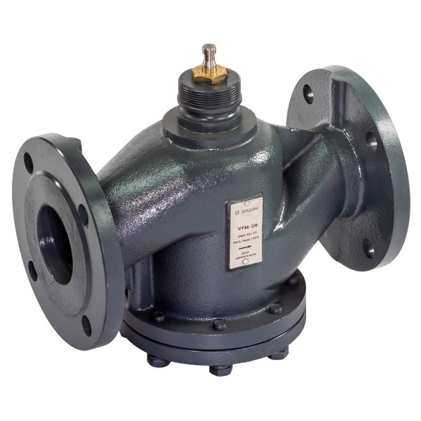 Клапан регулирующий РИДАН VFM-2R PN16 DN150 Kvs320 Tmax150, 2-х ход., седельный, фланец,чугун