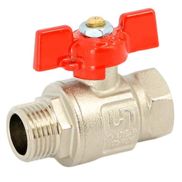 Кран Uni-Fitt НВ 3/4" полнопроходной, бабочка ETALON