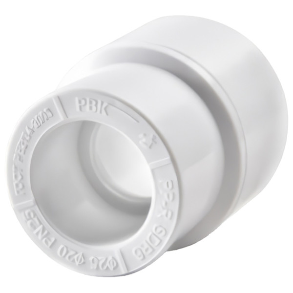 Муфта переходная полипропиленовая PPRC 75х50 РВК, белая (уп. 5 шт)