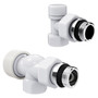 Набор термостатический осевой Royal Thermo Design 1/2"М30х1,5 (Белый)