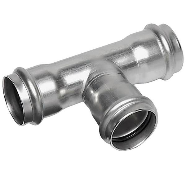 Тройник-пресс для нержавеющих труб Sanha NiroPress 316L ВПр, 54x18x54