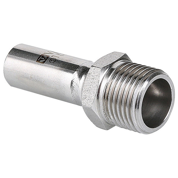 Вставка резьбовая из нержавеющей стали НР 22х3/4 с наружной резьбой Valtec, (VTi.906) (уп. 5 шт)