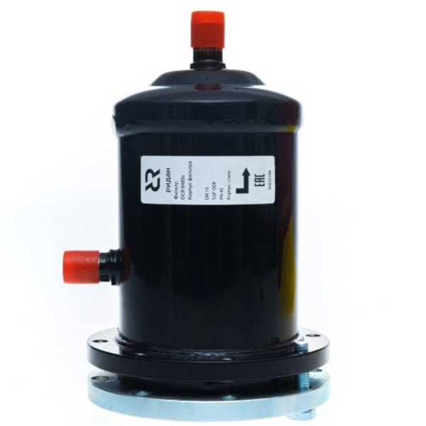 Корпус разборного фильтра с крышкой без сердечников с патрубками под пайку РИДАН DCR 0487s