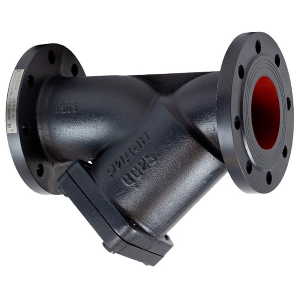 Фильтр сетчатый РИДАН ФСФ DN100 PN16 с пробкой корпус GG25