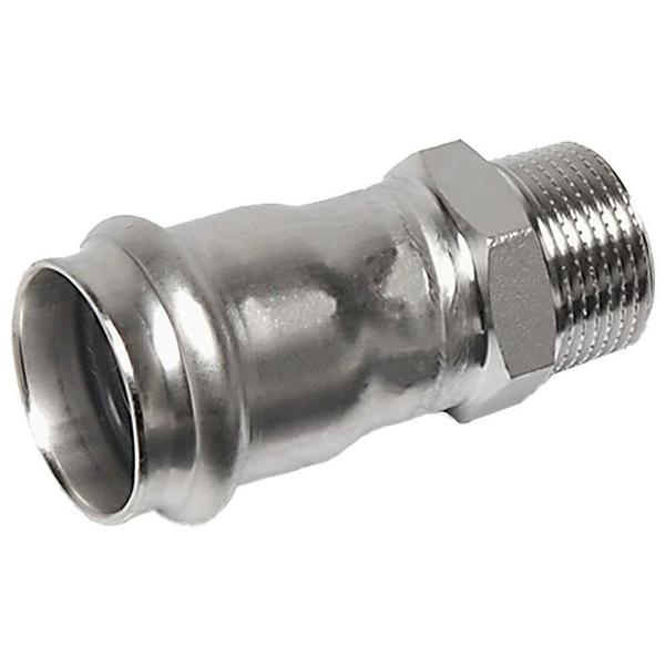 Переход-пресс для нержавеющих труб Sanha переходной NiroPress 316LВПр-НР,35x11/4