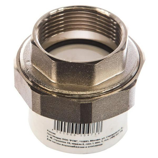 Муфта РОСТерм PPR комбинированная с раз. раструбом D40х1.1/4 ВР