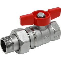 Изображение товара Кран шаровой Giacomini с накидной гайкой (Американка) Ду 25 бабочка R259X007