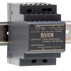 Изображение товара Блок питания MEAN WELL HDR-30-24 24В,1.5А,36Вт