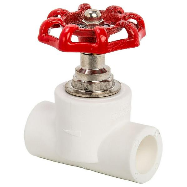 Вентиль полипропиленовый PPRC 20, белый