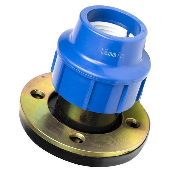 Фланцевое соединение ПНД компрессионное 50*2" с металл.фланцем