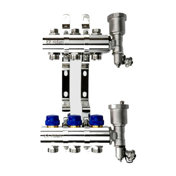 Комплект коллекторов РИДАН FHF-3R set коллектор+кроншт+торц.секц