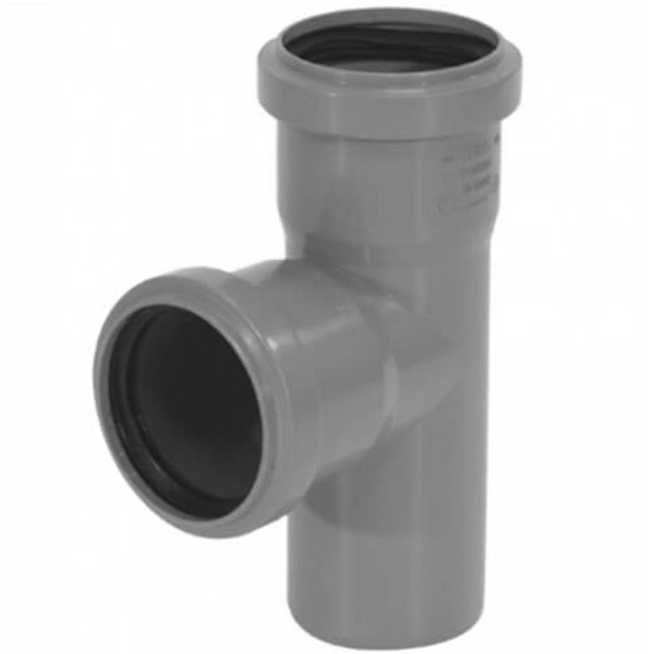 Тройник TEBO для внут. канал. 40-40 87,5гр.сер. арт. 013020412 (1/140)