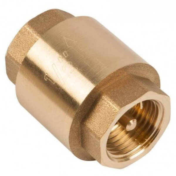 Клапан обратный TIM 1/2"с латунным штоком, стандарт JH-1010std