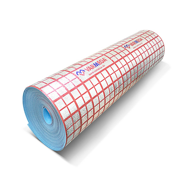 Подложка VARMEGA для теплого пола, материал комбинир. 0,3х120х25 VM35101 рулон_30м2