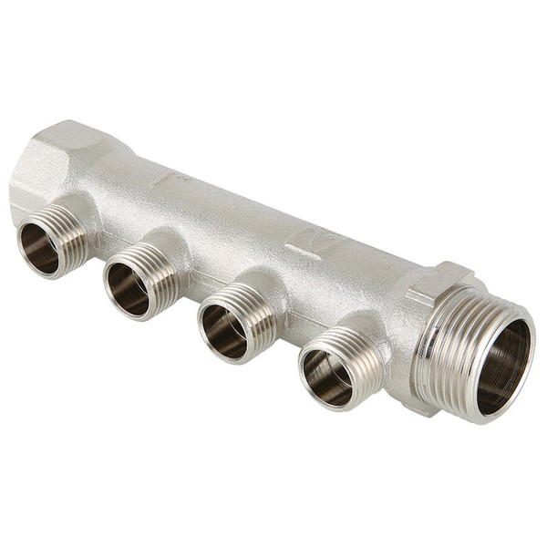 Коллектор наружная резьба 4 выхода 3/4" * 1/2" (VTc.500.N) (Valtec)