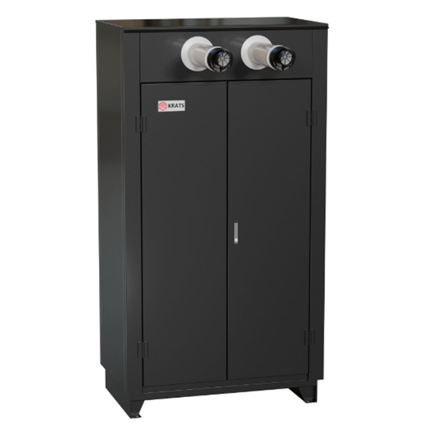 Термоблок газовый уличный KRATS KNR-2M напольный с двумя котлами Navien Deluxe C PRO 16кВТ, 2конт