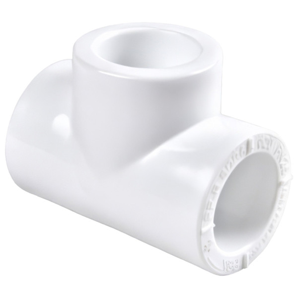 Тройник полипропиленовый PPRC 25х25х25 РВК, белый (уп. 30 шт)