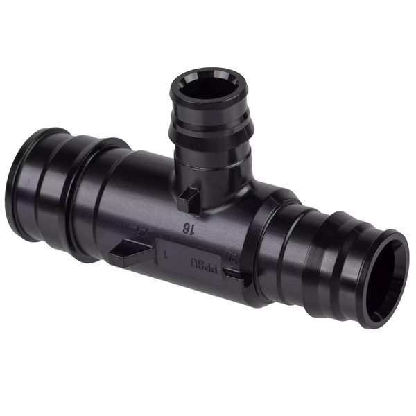Тройник радиальный для труб из сшитого полиэтилена Usystems 25-16-20