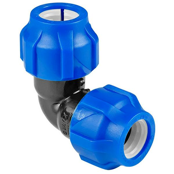 Отвод ПНД компрессионный 63 мм (VALFEX)