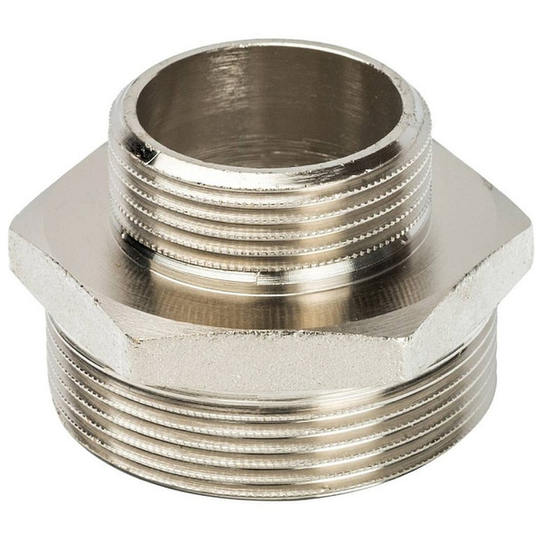 Ниппель STOUT НН переходной никелированный 2X1"1/4 SFT-0004-002114