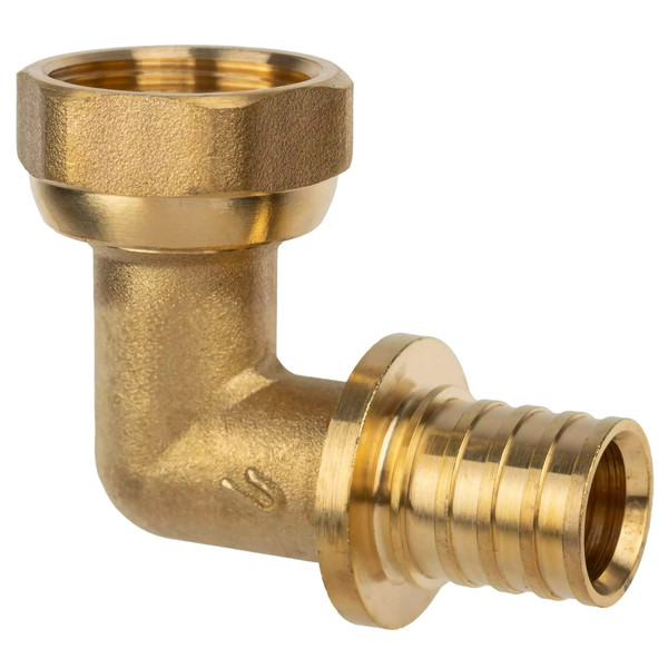 Угольник аксиальный для труб из сшитого полиэтилена Usystems 20-G1/2"НГ