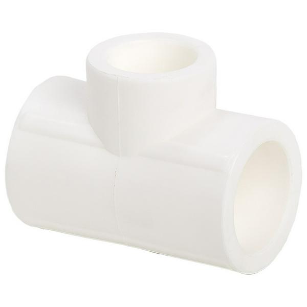 Тройник переходной полипропиленовый PPRC 110х75х110 Lammin, белый (уп. 1 шт)