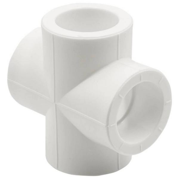 Крестовина THERMOLIGHT PP-R 25 белый (20/140)