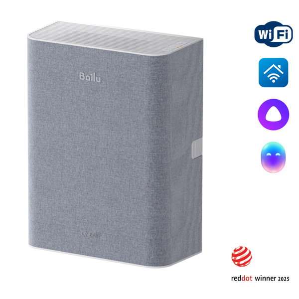 Очиститель воздуха приточный Ballu ONEAIR ASP-100 серый