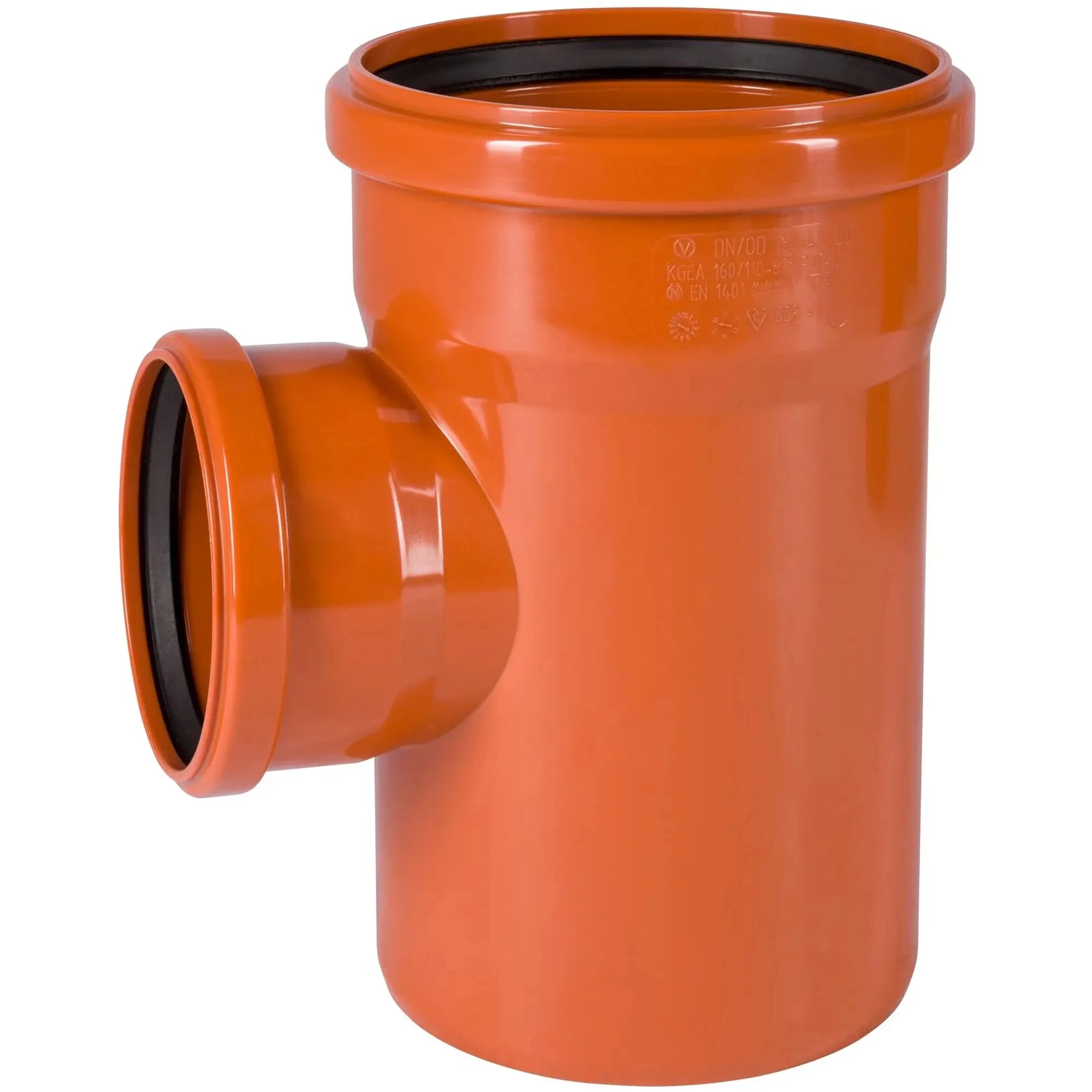 Изображение товара Тройник Ostendorf 315х315x87град. KGEA НК PVC рыжий