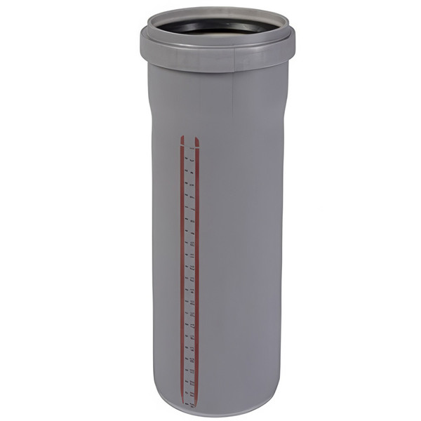 Труба Ostendorf 110х2000 мм HTEM внутр. кан. PPS серый