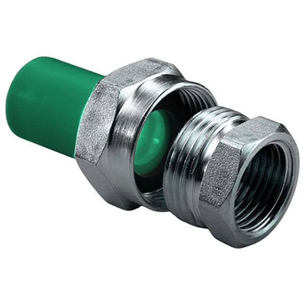 Муфта комбинир. раз. ПП AntiFire D40-1 1/4"ВР Green 034073