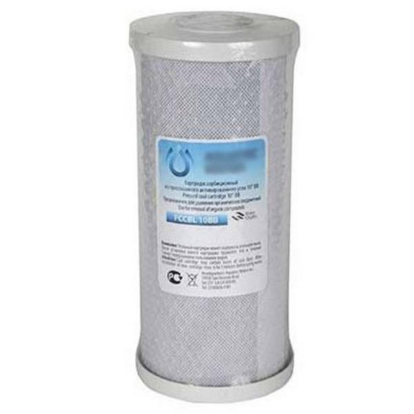 Картридж Акватек угольный (прессованный) 10" ВВ