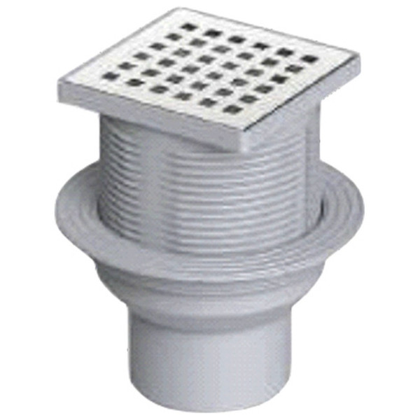 Трап с верт. сливом 50 мм нерж. решетка 150*150 мм регул., комб. затвор VALFEX (VF.031.050K.150.01)