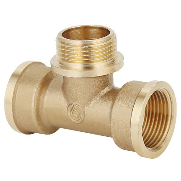 Тройник Gappo ВР-НР-ВР латунный 3/4"