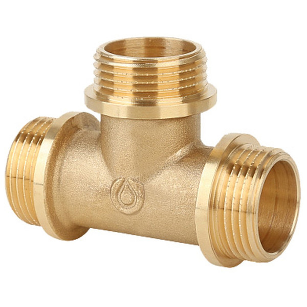 Тройник Gappo НР-НР-НР латунный 1"